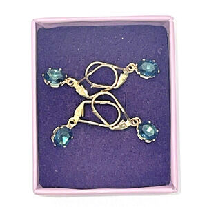 Palm Beach green earrings two pairs